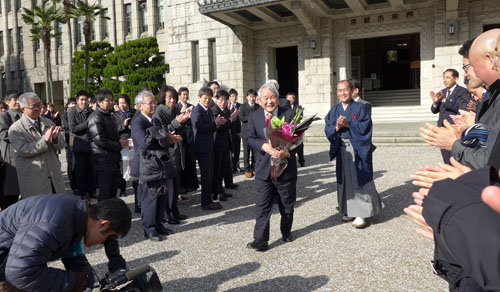 藤原 勝紀 教育委員長をお見送り　偉大なご功績を改めて実感