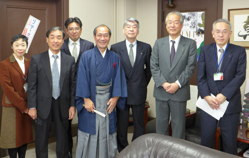 東映 眞澤社長、　椎名常務、太秦映画村 久保田顧問がお越しくださいました