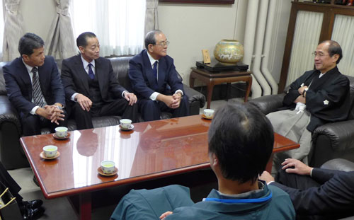 各団体のリーダーの皆さんと新年のご挨拶・懇談　共々に未来のため全力を尽くします