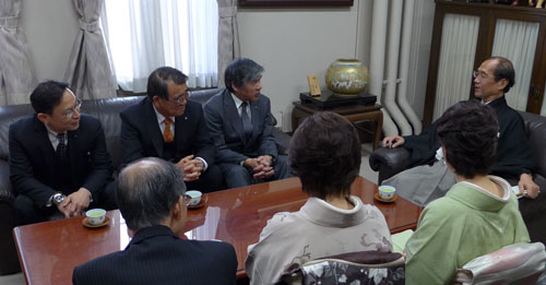 各団体のリーダーの皆さんと新年のご挨拶・懇談　共々に未来のため全力を尽くします