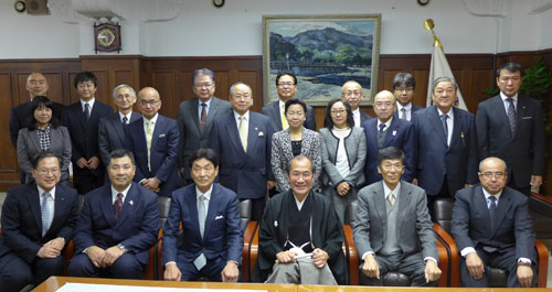 各団体のリーダーの皆さんと新年のご挨拶・懇談　共々に未来のため全力を尽くします