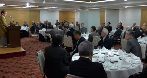 京都市を退職されてからも社会貢献にご尽力　「土曜会」例会で講演