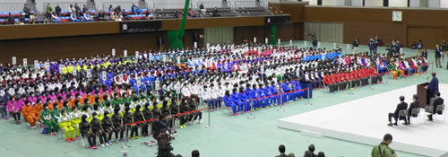都大路を駆け抜ける皆さんのご健闘を祈念　皇后盃都道府県対抗女子駅伝 開会式