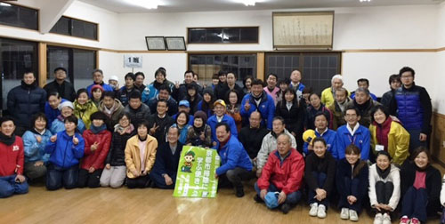 新年最初の活動は吉田神社から　京都掃除に学ぶ会・便きょう会