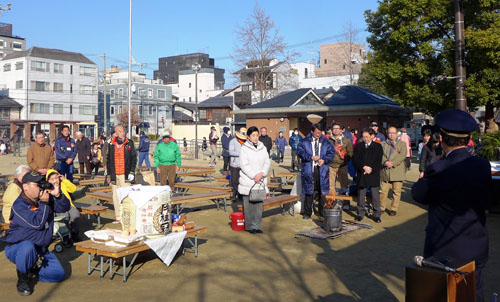 京都が誇る地域力の象徴　竹間新春賀詞交歓会・もちつき大会