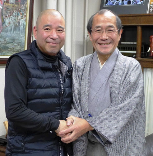 世界でご活躍　キモノスタイリスト　冨田 伸明さんがご来庁
