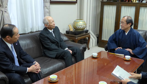 阪急電鉄 角 和夫会長と中川 喜博社長と懇談