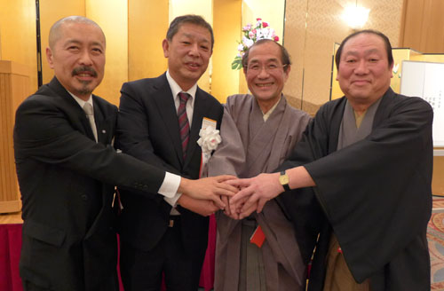 印刷工業組合・京都シール印刷工業協同組合・紙器段ボール箱工業組合新年互礼会