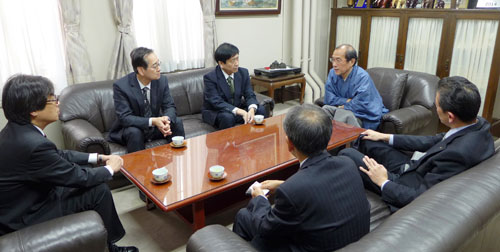 ＵＲ都市再生機構　伊藤西日本支社長らがご来庁