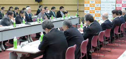 関西経済界との意見交換　関西広域連合