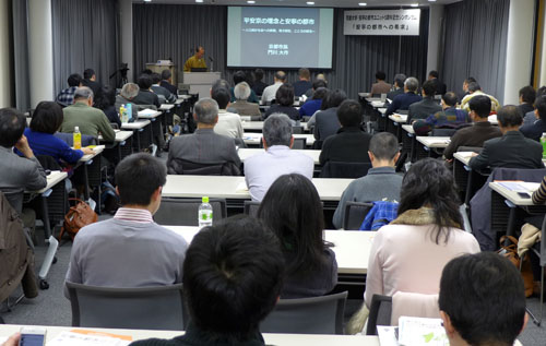 「安寧の都市ユニット」記念シンポジウムで講演　人口減少社会への挑戦、地方創生、こころの創生