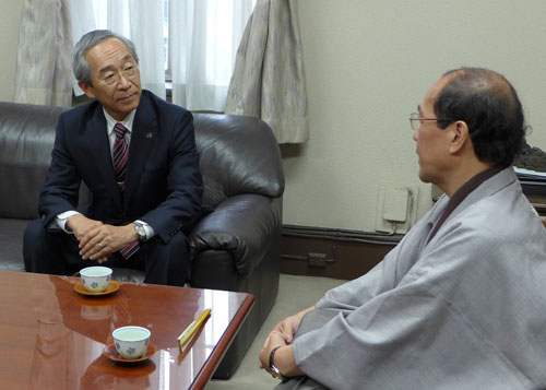 吉田 美喜夫 立命館総長がお越しくださいました
