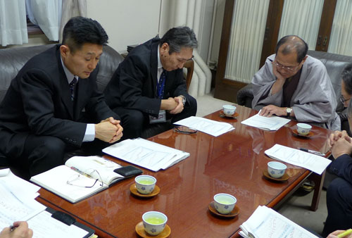 世界一安心安全なまちへ　京都府警　小林市警部長らと協議