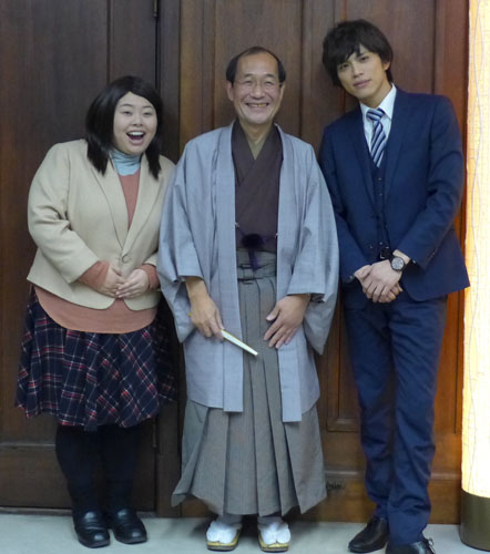 京都を舞台にしたドラマ「五つ星ツーリスト」で大活躍　渡辺 直美さん山本 裕典さんと懇談