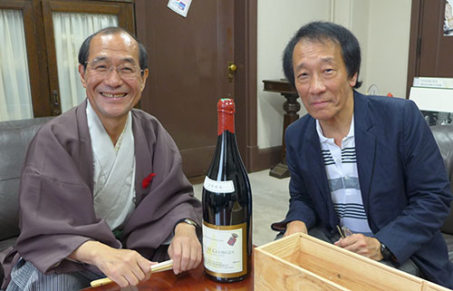 在フランス日本大使館 平田 吉男さんと懇談