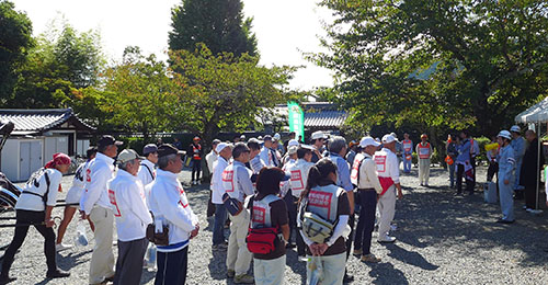 嵯峨・嵐山地域で帰宅困難者避難誘導訓練－地域住民にとっても観光客にとっても、より良いまちに！