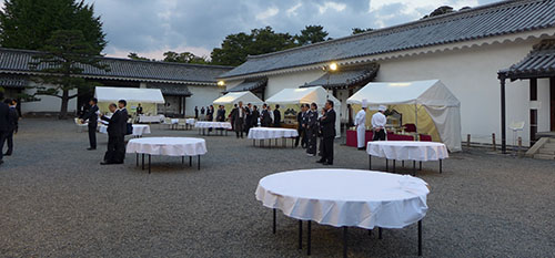 二条城の魅力を国際会議の誘致や地域経済の活性へ！　世界遺産・二条城ＭＩＣＥプラン内覧会