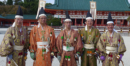 豪華絢爛たる歴史絵巻に名誉奉行として参列　時代祭