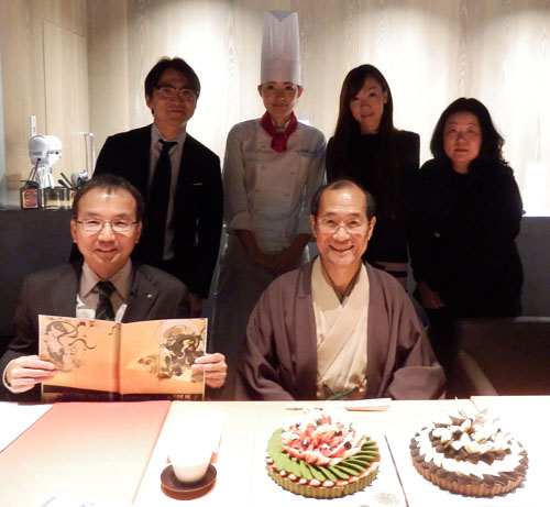 １９６の京都ゆかりの団体・事業者の皆さんのご協力で１１４の事業を展開「京あるきin東京」にご尽力　「鶴屋吉信」「西利」「福寿園茶寮」「日本橋三越本店」「琳派名品展」「カフェコムサ」「八芳園」