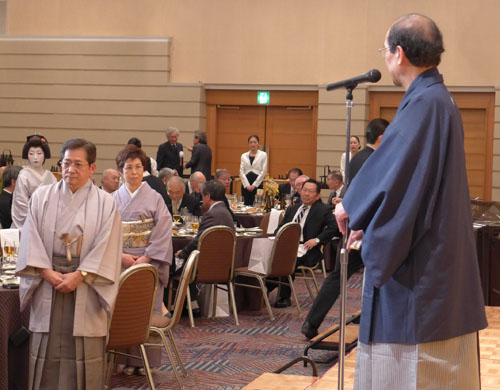 おめでとうございます　鍼灸師会　井上 慶山さん　旭日双光章受章祝賀会