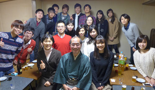 京都大学浅利先生の研究室の皆さんらと交流