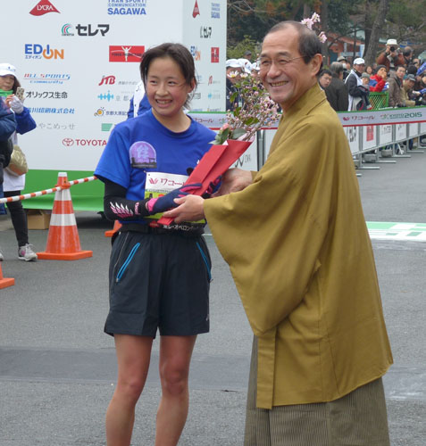 感動のゴール！　皆さんをお出迎え「京都ありがとう！」「京都最高！」「楽しかった！」