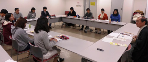 学生ボランティアガイド「グッドサマリタンクラブ」の皆さんと京大でミーティング