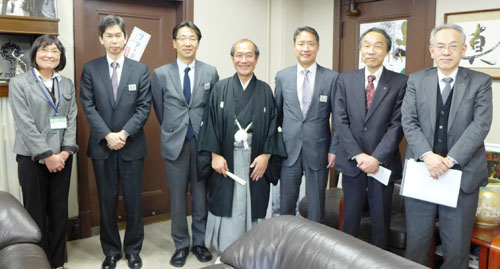 益々活性化する京都リサーチパーク　森内社長と松尾新社長が就退任のご挨拶に