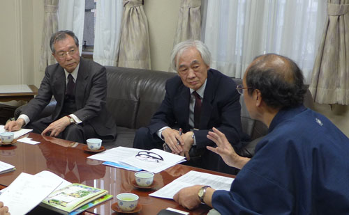 日本地図センター　野々村 理事長と戸所 文学博士がご来庁