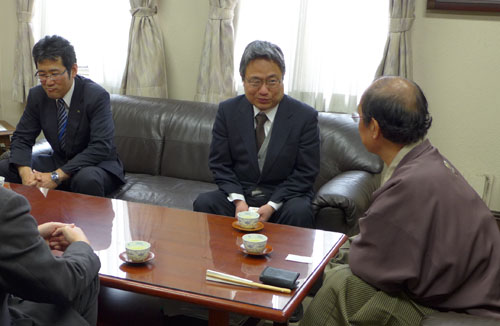 宮内庁京都事務所　新任の板谷所長がご来庁