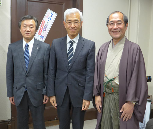 放送大学京都学習センター　江崎 信芳所長がお越しくださいました