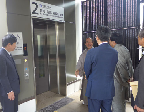 誰もが安心安全に利用できるために　ＪＲ太秦駅のバリアフリー化が完成