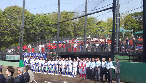 伏見桃山城運動公園野球場がリニューアル　完成記念式典