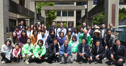 ＰＴＡ連絡協議会　「京都はぐくみ憲章」を宣言　憲法月間啓発街頭パレード