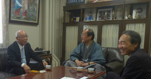 佛教大学 田中 典彦 学長らと懇談