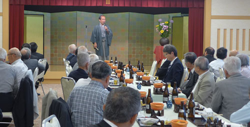 日頃の活動に感謝　京都市立中学校退職校長会総会・懇親会