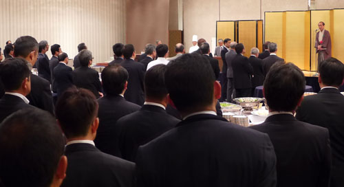 京都経済を牽引　日本商工連盟京都支部時局講演会懇親会