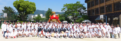 お祭りは地域力・人間力の象徴　下御霊神社　還幸祭