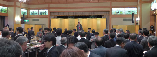 雇用創出にご尽力　京都経営者協会 総会・懇親パーティー