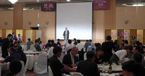 選手の皆さんの活躍を祈念　サンガ後援会２０周年記念 選手激励会