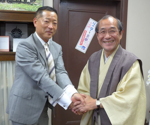 新たに京都府副知事にご就任された城福 健陽 副知事がお越しくださいました