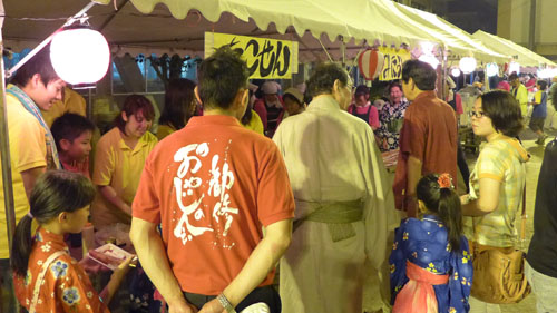 多くの人で賑わいました　勧修おやじの会がご主催「勧修夏まつり」