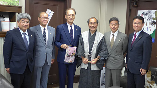 ライオンズクラブ国際協会３３５－Ｃ　新たにご就任の永田ガバナーらと懇談