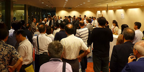 五山送り火鑑賞会　京都高度技術研究所（ＡＳＴＥＭ）で拝見