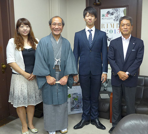 バレエ国際コンクールで優勝！「京都市文化芸術表彰（みらい賞）」受賞者 速水 渉悟さんが帰国され来庁