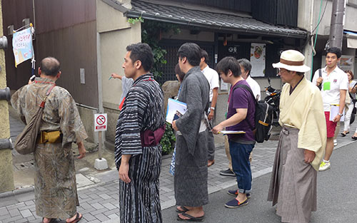 区民の皆さんでまちづくり「中京まちびとＣａｆｅ」　京大 山田 忠史先生の講演・事例発表も