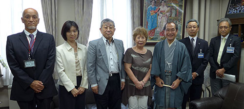 災害時の避難所としても機能強化を検討　醍醐中学校体育館の改築要望をいただきました