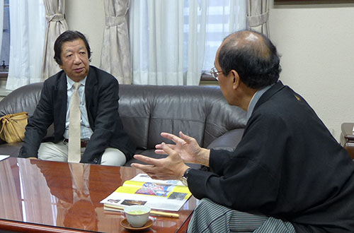 三好 芫山 先生と懇談　第５回「みやこ風韻」