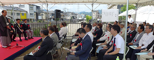 梅津・構口（かまえぐち）排水機場　一昨年台風１８号により１７１戸が床上床下浸水　台風シーズン前に完成